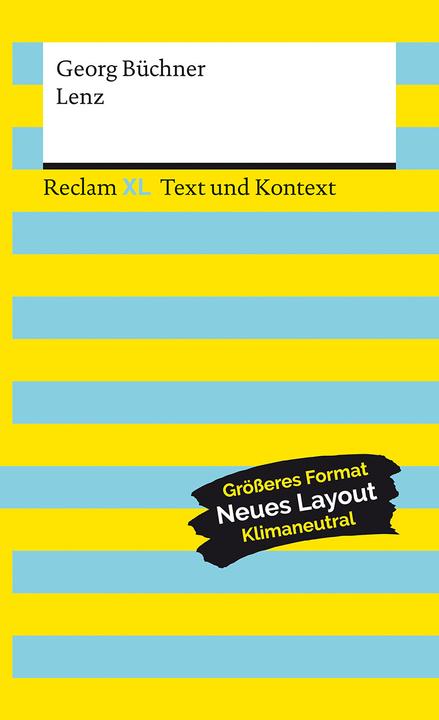 Image du produit Lenz. Textausgabe mit Kommentar und Materialien (Allemand, George Büchner, 2022)