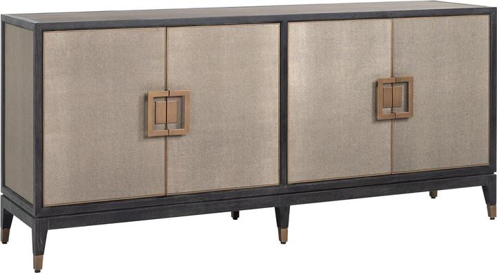 Actual product image Richmond Interiors Sideboard Bloomingville black gold brushed 193 (193 x 45 x 86 cm)