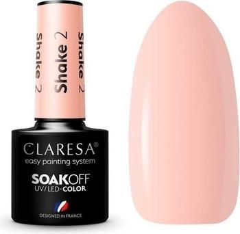 Claresa Soak Off UV/LED Shake hybrid varnish 2 5g (5 ml)
