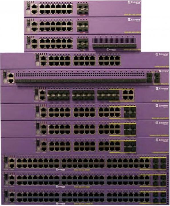 Actual product image Extreme Networks ExtremeSwitching X440-G2 X440-G2-48t-10GE4 (48 Ports)