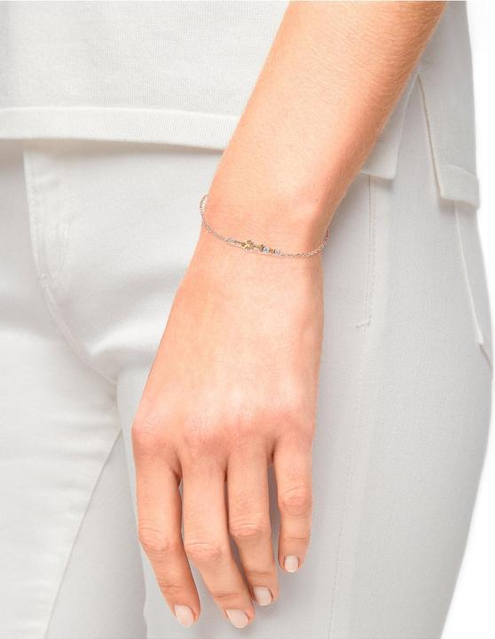 Produktbild S.Oliver Armschmuck für Damen, 925 Sterling Silber, Zirkonia synth. (17 cm, Silber 925)