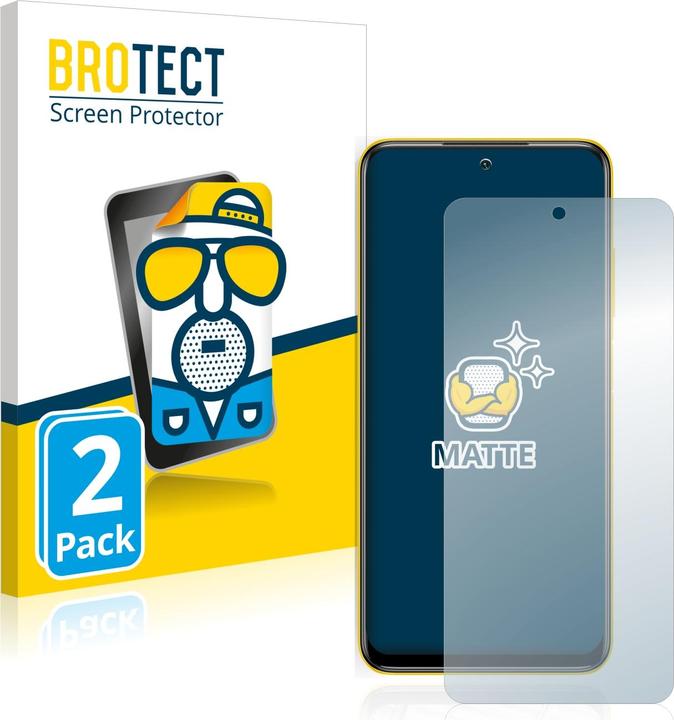 Produktbild BROTECT Entspiegelungsfolie Displayschutz Displayschutzfolie Folie Matt (2 Stück, Xiaomi Poco M3 Pro)