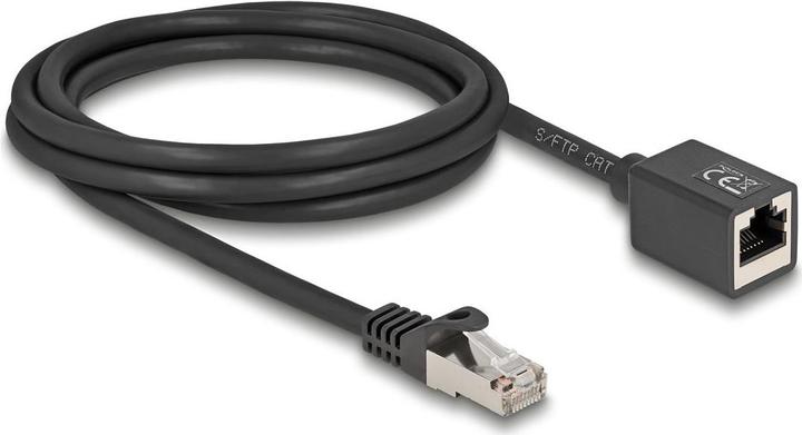 Image du produit Delock Câble d'extension réseau RJ45 mâle vers RJ45 femelle (S/FTP, CAT6a, 2 m)
