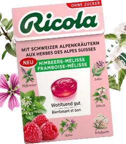 Actual product image Ricola Raspberry-Melissa (1 pcs., 57 g)