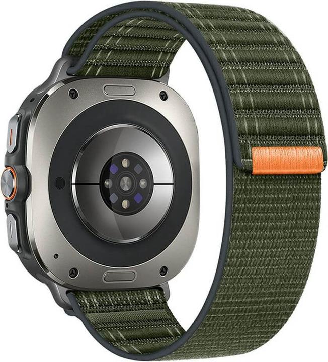 Produktbild Cover-Discount Galaxy Watch Ultra (47mm) - Nylon Ersatz Armband mit Klettverschluss (Nylon, Galaxy Watch Ultra)