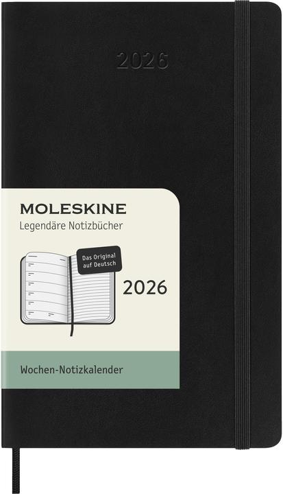 Produktbild Moleskine WONK 2026 DE PK SC Swrz (90 x 140 mm, Deutsch)