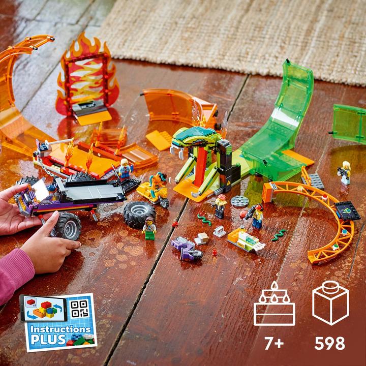 Produktbild LEGO Stuntshow-Doppellooping (60339, LEGO City)