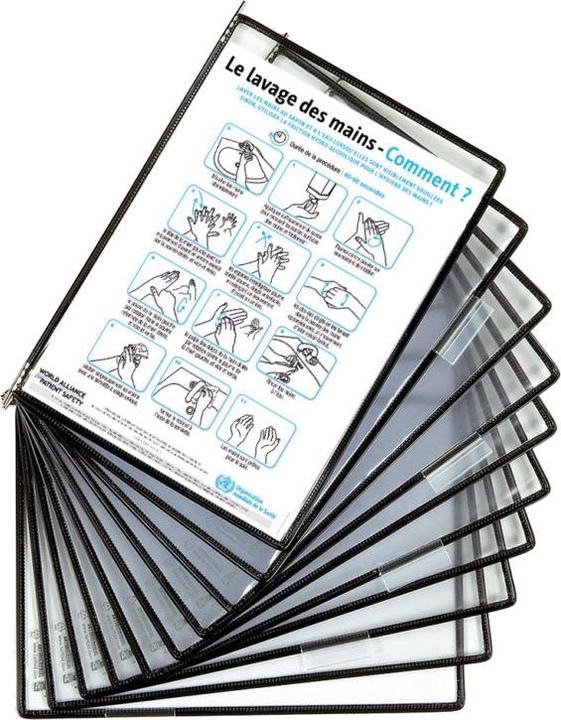 Immagine prodotto Tarifold Tabelloni antibatterici, per il sistema di bacheche Sterifold, formato A4, aperto, PVC,...