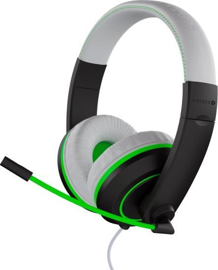 Actual product image Gioteck XH-100S Wired Stereo Headset White/Green (Cable)