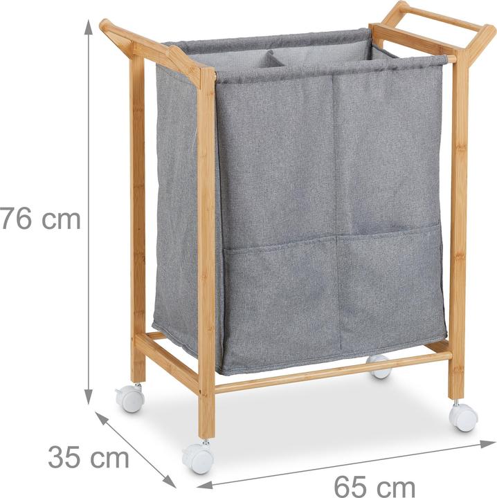 Produktbild Relaxdays Wäschekorb (80 l)