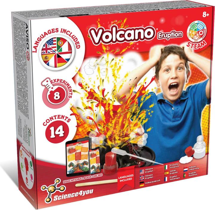 Image du produit Science4you Expérience volcanique pour les enfants à partir de 8 ans - Volcan de table pour les enfants :