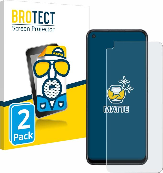 Actual product image BROTECT Anti-glare screen protector matt (2 Piece, OnePlus North CE 2 Lite 5G)