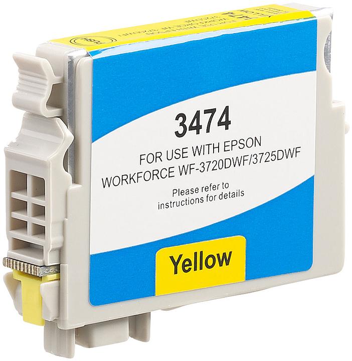 Produktbild IColor Tintenpatrone für Epson-Drucker (ersetzt T3474 / 34XL), yellow, 14 ml (Y)
