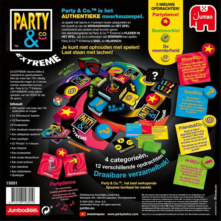 Immagine prodotto Jumbo Gioco da tavolo Party & Co Extreme (Olandese)