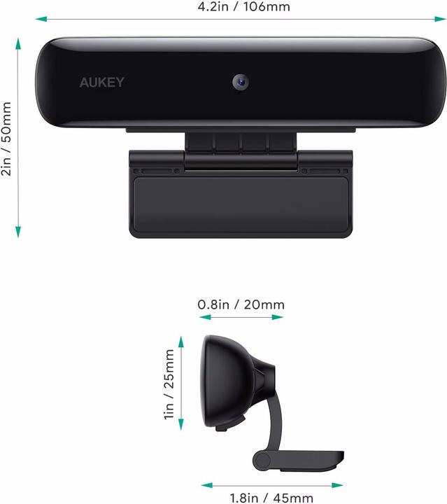 Produktbild Aukey Webcam (2 Mpx)