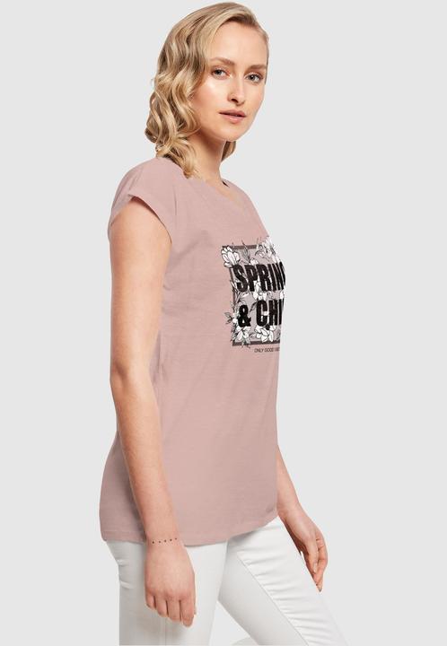 Produktbild Merchcode Ladies Spring And Chill Extended Shoulder Tee - 113645 (XL)