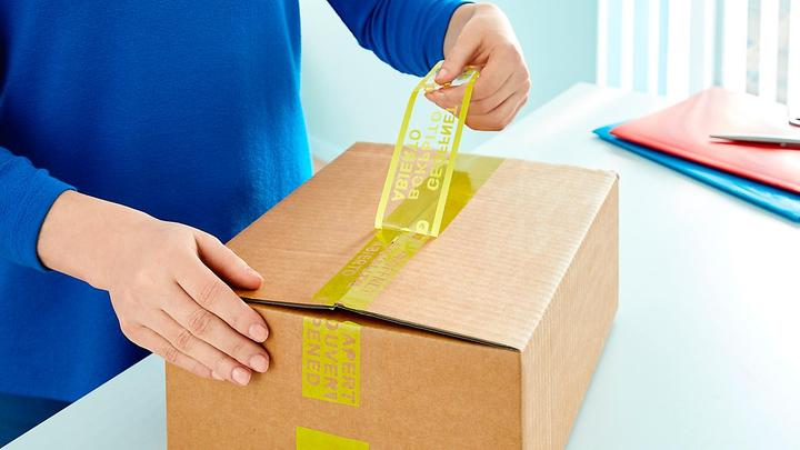 Actual product image tesa tesapack packing tape SECURE & STRONG with sealing effect (50 mm)
