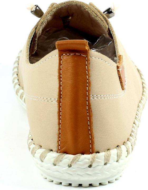 Actual product image Lunar Womens/Ladies St Ives Leather Plimsolls (39)