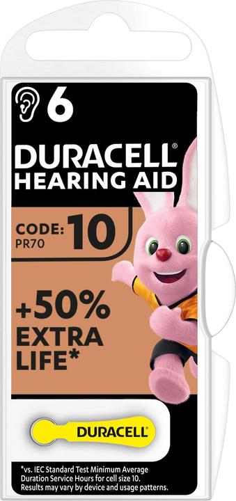 Produktbild Duracell Hearing Aid (6 Stk., 10)