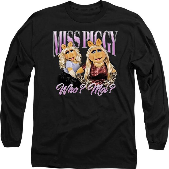 Actual product image Gildan Unisex Adult Bootleg Miss Piggy T-Shirt (L)