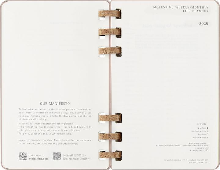 Actual product image Moleskine Life (A5, English)
