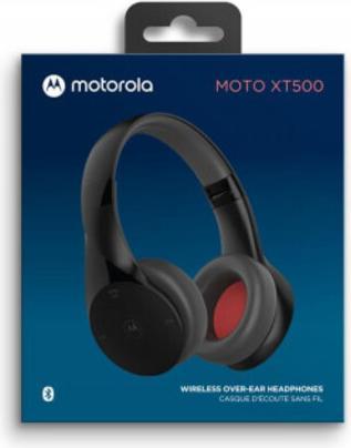 Actual product image Motorola Moto XT 500 Headphones Wireless Headband Call/Music Bluetooth Black (No noise cancelling, 25 h, Wireless)