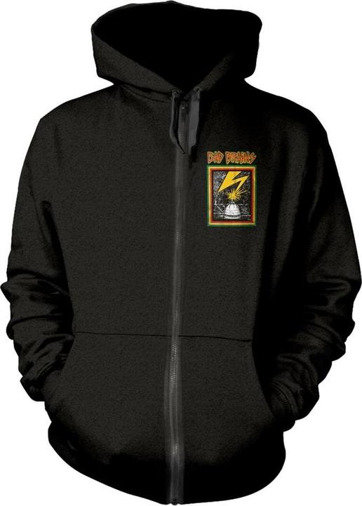 Bad Brains Hoodie mit durchgehendem Reissverschluss