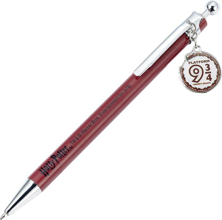 Image du produit Quai 9 34 Stylo à bille rétractable (Rouge/Argent, 1 x)