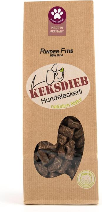 Produktbild Keksdieb Leckerli Rinder Fitis, 125 g (Junior, Senior, Adult, 1 Stk., 135 g)