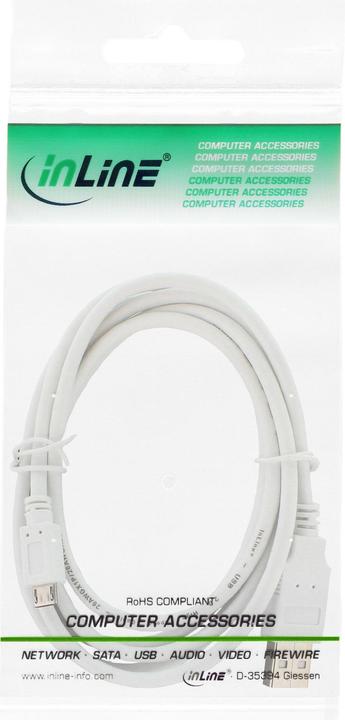 Actual product image InLine USB A – Micro USB B (0.50 m, USB 2.0)