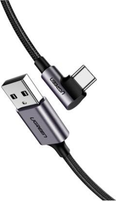 Image du produit Ugreen Câble de données USB-C coudé vers USB-A 2.0 A (2 m, USB 2.0)