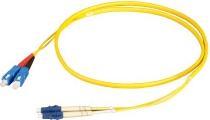 Produktbild EFB Elektronik Duplex Jumper LC-SC 9/125µ, OS2, LSZH, gelb, Flat Twin 3x5mm, 40m (S/UTP, CAT7, 40 m)