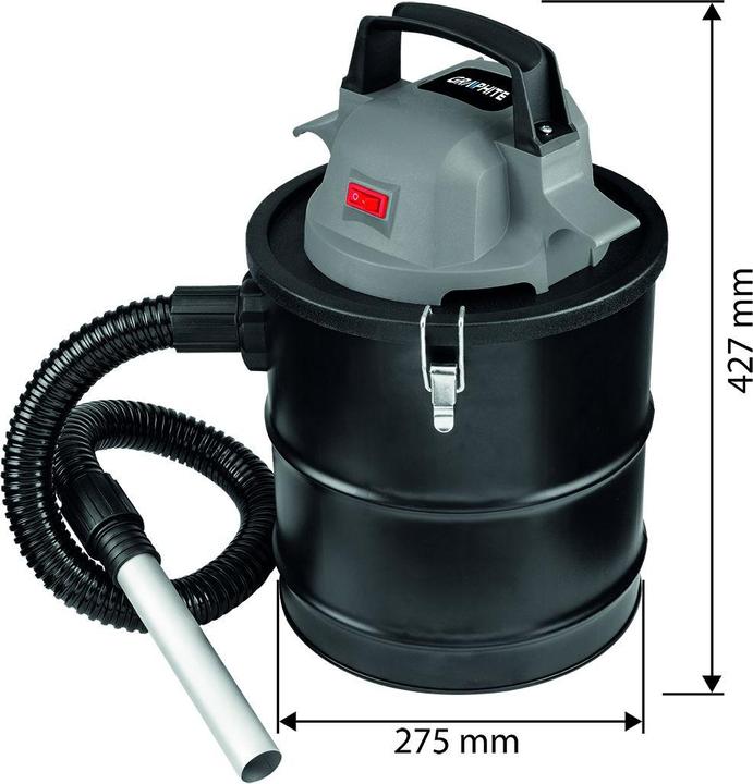 Produktbild Graphite Energy+ 18V Li-lon Aschesauger, 15L Tank (Aschesauger)