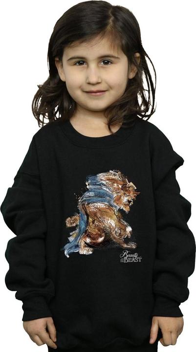 Actual product image Disney Girls Beauty And The Beast Beast Sketch Sweatshirt (152, 158)