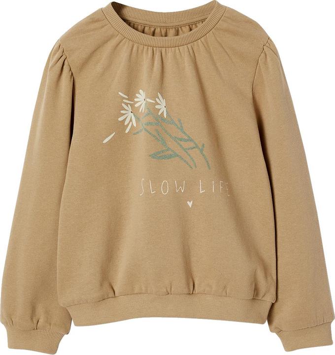Produktbild Vertbaudet Mädchen Sweatshirt mit Flockprint-Blumen (86)
