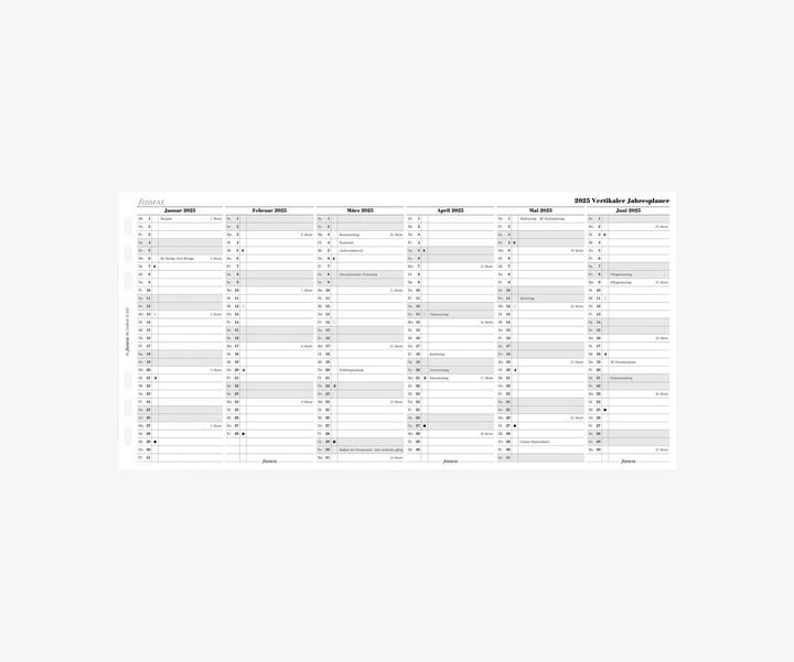 Produktbild Filofax A5 JAHRESPL.2025 DEUTSCH (A5, Deutsch)