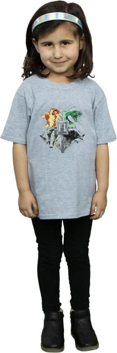 Actual product image Girls Hogwarts Painted Crest Cotton T-Shirt (128)