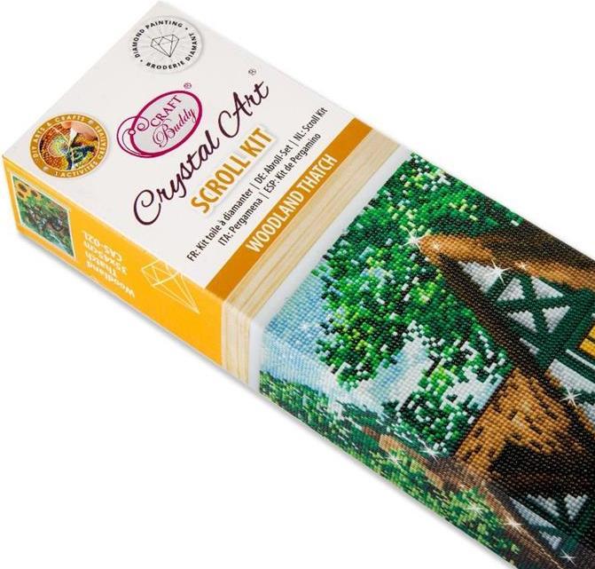 Produktbild Craft Buddy Crystal Art Bild "Woodland" 35x45 cm Scroll
