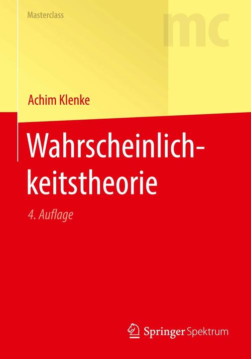 Produktbild Klenke:Wahrscheinlichkeitstheorie (Deutsch, Achim Klenke, 2020)
