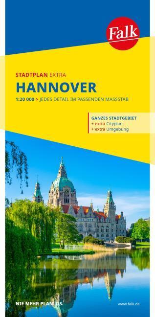 Produktbild Falk Stadtplan Extra Hannover 1:20.000
