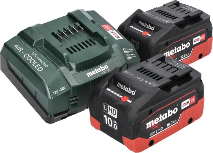 Image du produit Metabo KS 18 LTX 57 Scie circulaire portative sans fil 18 V 165 x 20 mm ( 601857840 ) + 2x 10,0 Ah