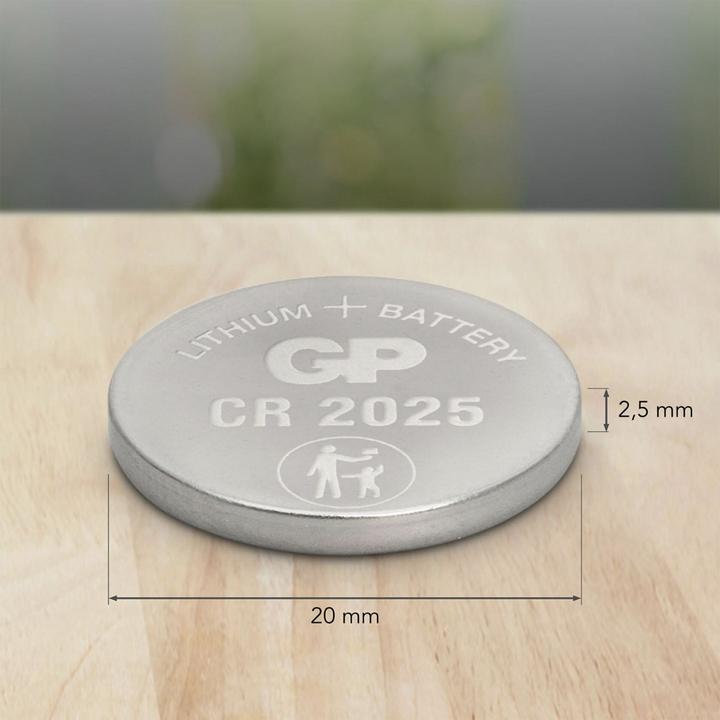 Produktbild GP Batteries Knopfzelle Lithium (10 Stk., CR2025, 160 mAh)