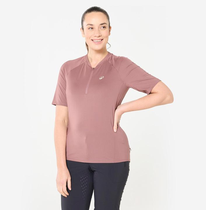 Immagine prodotto Rockrider Radtrikot kurzarm Cargo Damen rosa/grau (S)