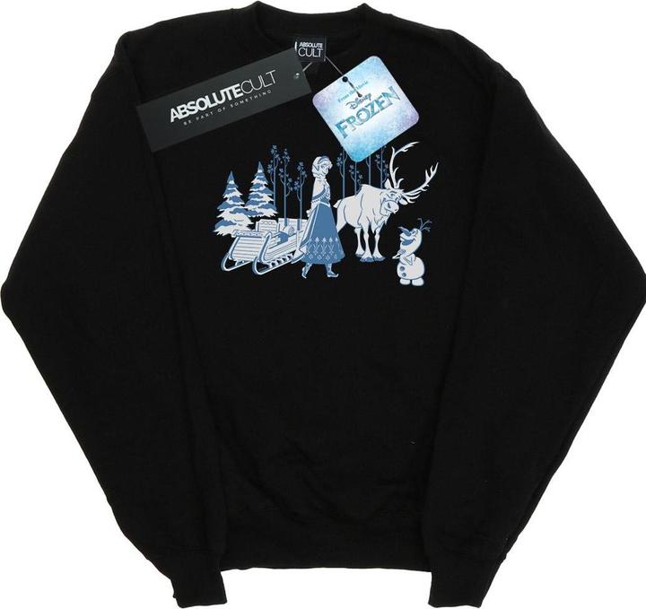 Image du produit Disney - Sweat FROZEN ANNA SVEN AND OLAF - Fille (140, 146)