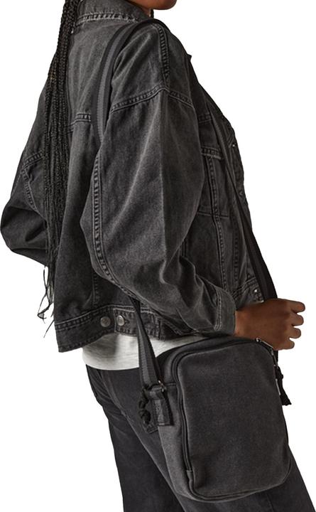 Actual product image Quadral Vintage Canvas Crossbody Bag