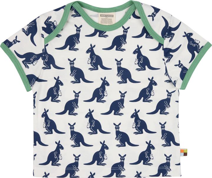 Produktbild loud + proud T-Shirt Druck Känguru Ultramarin (80)