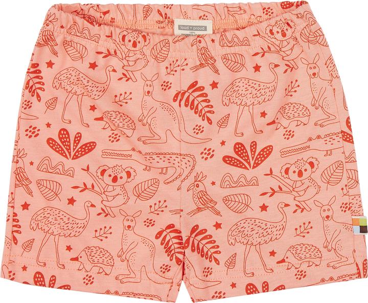 Actual product image loud + proud Kids Short Print Peach (80)