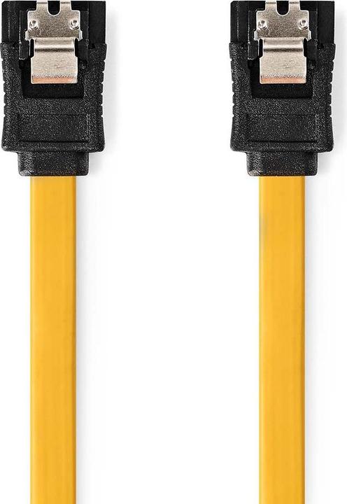 Immagine prodotto Nedis Cavo SATA | 6 Gbps | SATA 7 pin femmina | SATA 7 pin femmina | Nichelato | 0,50 m | Piatto | PV