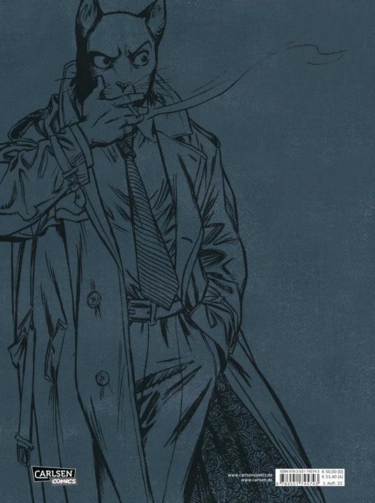 Actual product image Blacksad: Gesammelte Fälle – Neuausgabe (German, Juan Díaz Canales, Juanjo Guarnido, 2023)