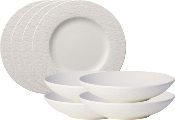 Immagine prodotto Villeroy & Boch Fabbricazione Set da pranzo Rock blanc 8 pezzi (8 Pezzo/i)